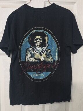Gunslings Brew Black Short Sleeve Crewneck Tee